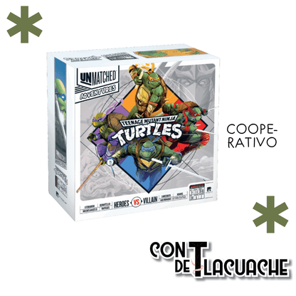 Unmatched Adventures: Teenage Mutant Ninja Turtles | Restoration Games - Con T de Tlacuache - Restoration Games