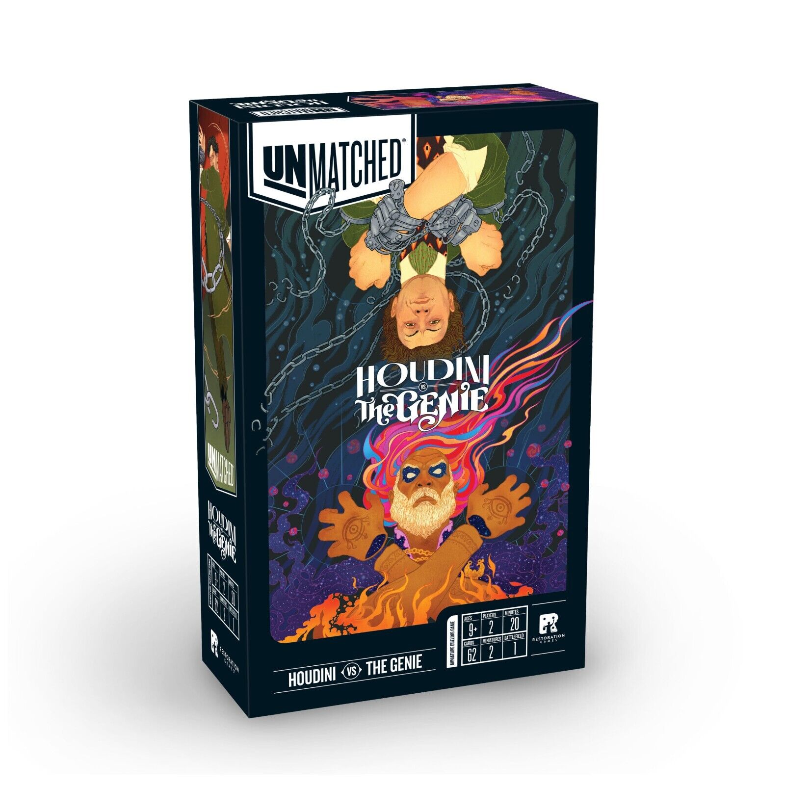 Unmatched Houdini vs. the Genie | Restoration Games - Con T de Tlacuache - Restoration Games