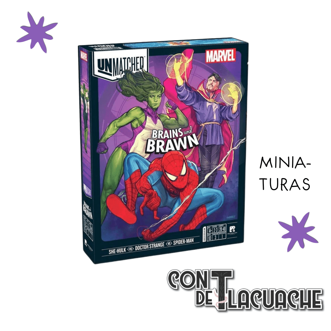 Unmatched: Marvel Brains and Brawn | Restoration Games - Con T de Tlacuache - Restoration Games