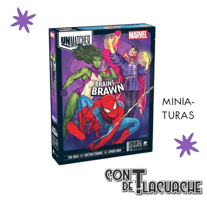 Unmatched: Marvel Brains and Brawn | Restoration Games - Con T de Tlacuache - Restoration Games