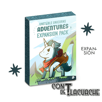 Unstable Unicorns Adventures (Expansion) | Tee Turtle - Con T de Tlacuache - Tee Turtle