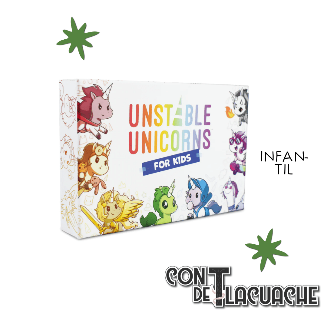 Unstable Unicorns Kids Edition | TeeTurtle - Con T de Tlacuache - TeeTurtle