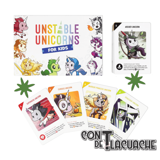Unstable Unicorns Kids Edition | TeeTurtle - Con T de Tlacuache - TeeTurtle