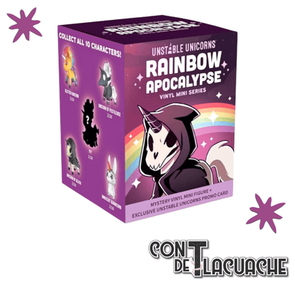 Unstable Unicorns - Rainbow Apocalipsis - Vinyl Minis | UNSTABLE GAMES - Con T de Tlacuache - Con T de Tlacuache