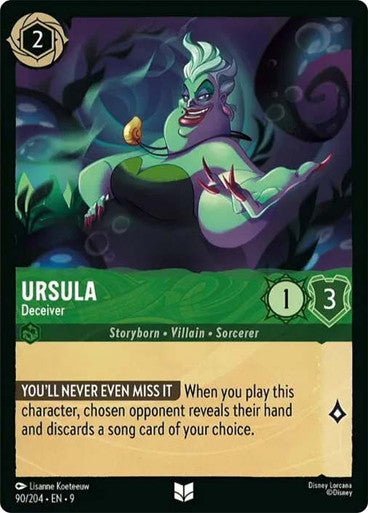 Ursula - Deceiver (Non - foil) - Con T de Tlacuache - Ravensburger