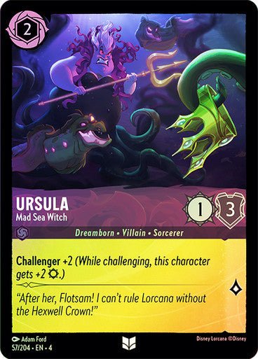 Ursula - Mad Sea Witch ( Cold Foil ) | Ravesburger - Con T de Tlacuache - Ravensburger