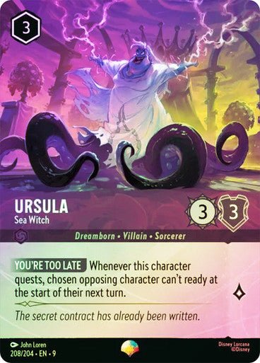 Ursula - Sea Witch (Rainbow Foil) - Con T de Tlacuache - Ravensburger