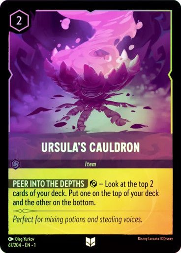 Ursula's Cauldron ( Cold Foil ) - Con T de Tlacuache - Ravensburger