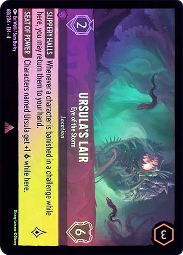 Ursula's Lair - Eye of the Storm ( Cold Foil ) | Ravesburger - Con T de Tlacuache - Ravensburger