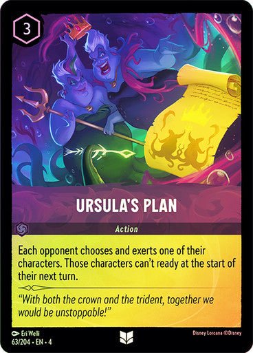 Ursula's Plan ( Cold Foil ) | Ravesburger - Con T de Tlacuache - Ravensburger