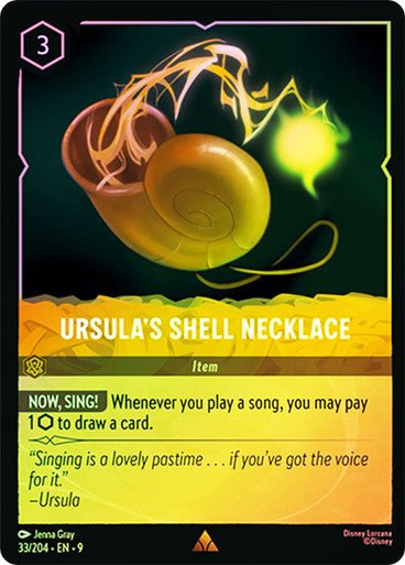 Ursula's Shell Necklace (Cold Foil) - Con T de Tlacuache - Ravensburger