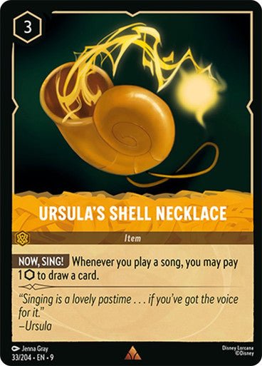 Ursula's Shell Necklace (Non - foil) - Con T de Tlacuache - Ravensburger