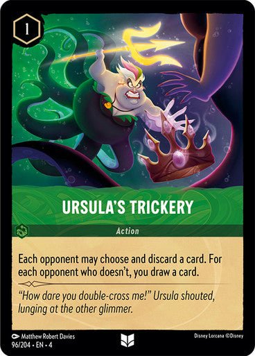 Ursula's Trickery ( Non - foil ) | Ravesburger - Con T de Tlacuache - Ravensburger