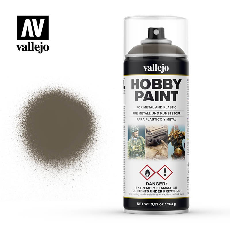 US Olive Drab Hobby Paint In Spray 400ml (28005) | Vallejo Juego de Mesa México Pintura