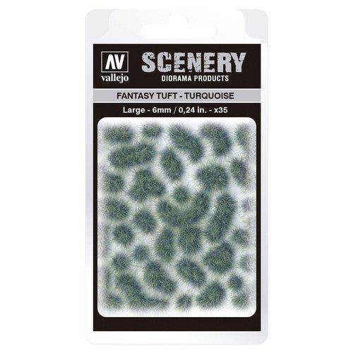 Vallejo Scenery Fantasy Tuft Turquoise Large - Con T de Tlacuache - Vallejo