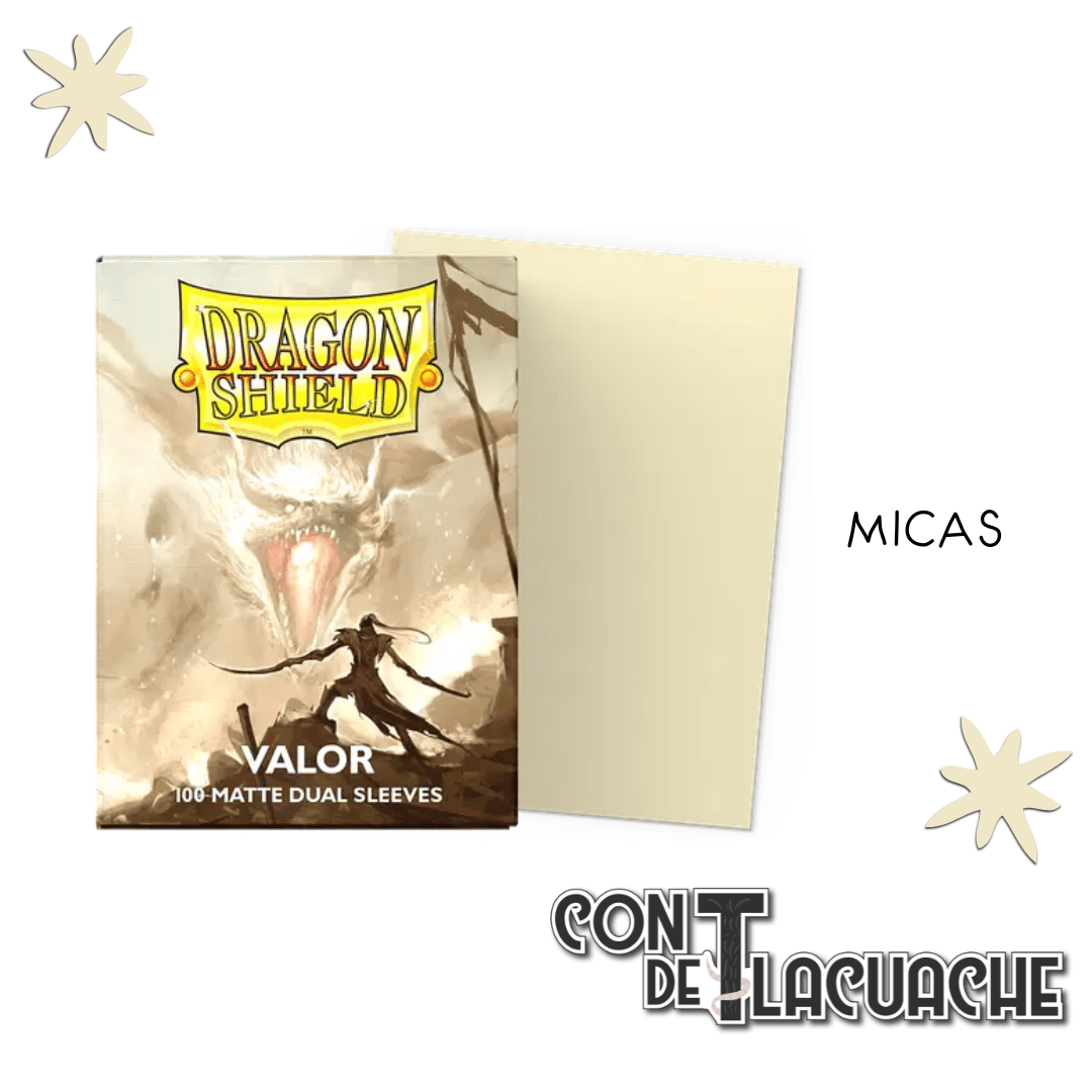 Valor Matte Dual Standard 100pz | Dragon Shield - Con T de Tlacuache - Dragonshield