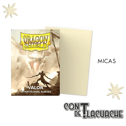 Valor Matte Dual Standard 100pz | Dragon Shield - Con T de Tlacuache - Dragonshield