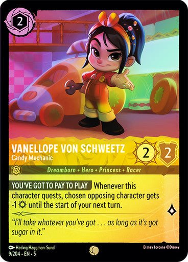 Vanellope von Schweetz - Candy Mechanic (Cold Foil ) - Con T de Tlacuache - Ravensburger
