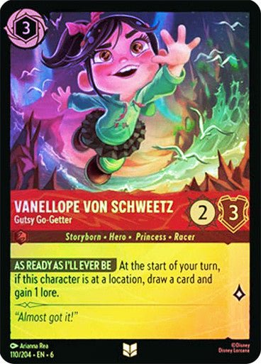 Vanellope Von Schweetz - Gutsy Go - Getter ( Cold Foil ) - Con T de Tlacuache - Ravensburger