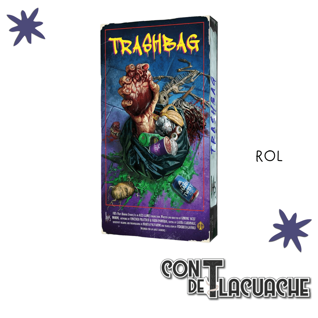VHS Trashbag | Aces Games - Con T de Tlacuache - Con T de Tlacuache