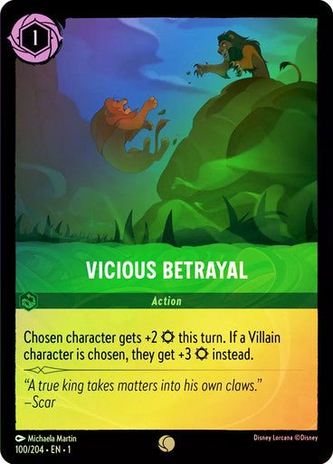 Vicious Betrayal ( Cold Foil ) - Con T de Tlacuache - Ravensburger