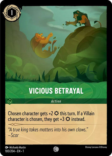 Vicious Betrayal ( Non-foil )