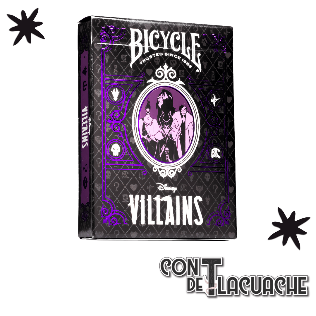 Villains Playing Cards | Bicycle - Con T de Tlacuache - Con T de Tlacuache