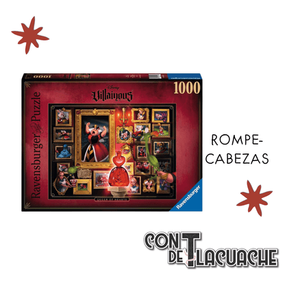 Villanos Reina de Corazones (1000pzas) | Ravensburger - Con T de Tlacuache - Ravensburger