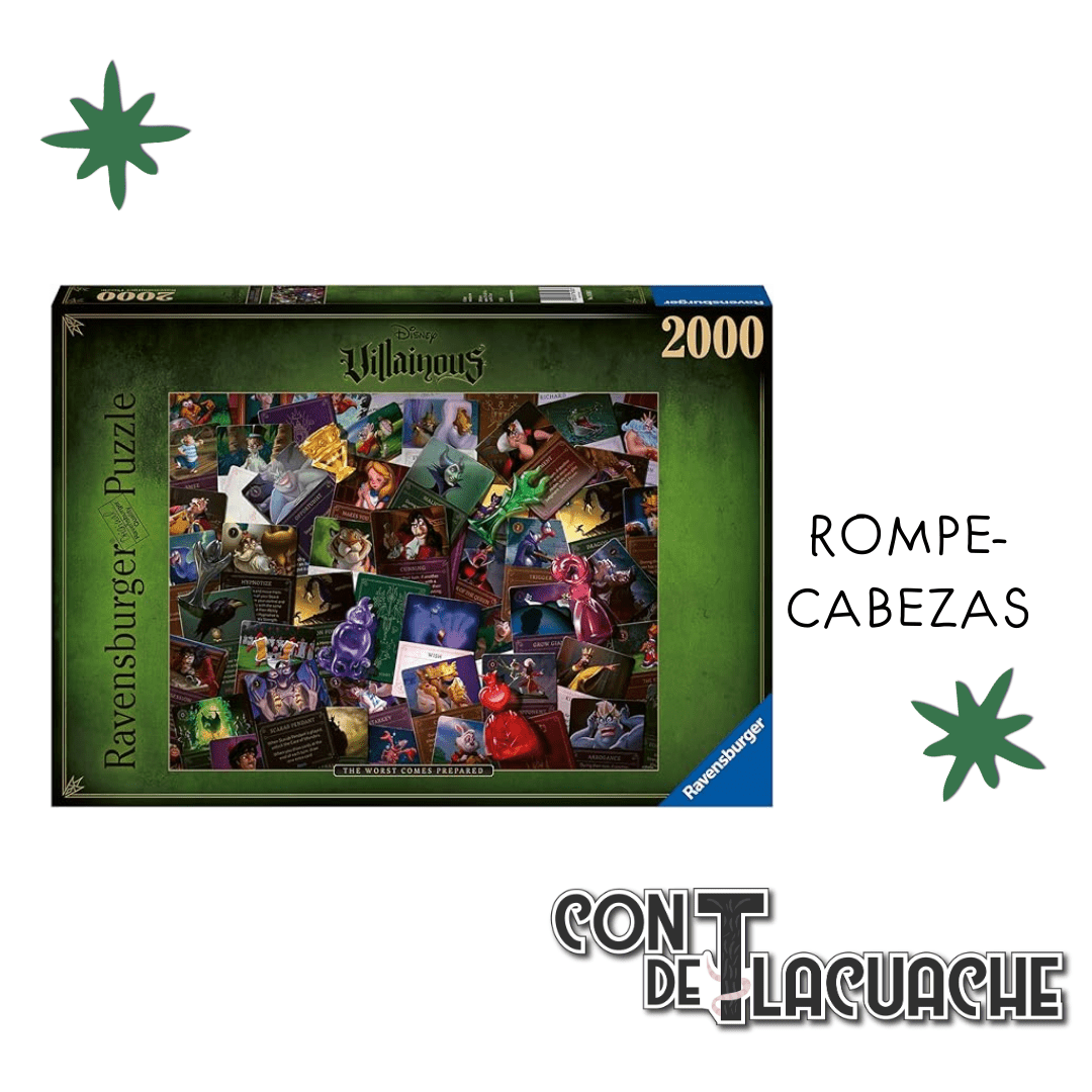 Villanos The Worst Comes Prepared (2000pzas) | Ravensburger - Con T de Tlacuache - Ravensburger
