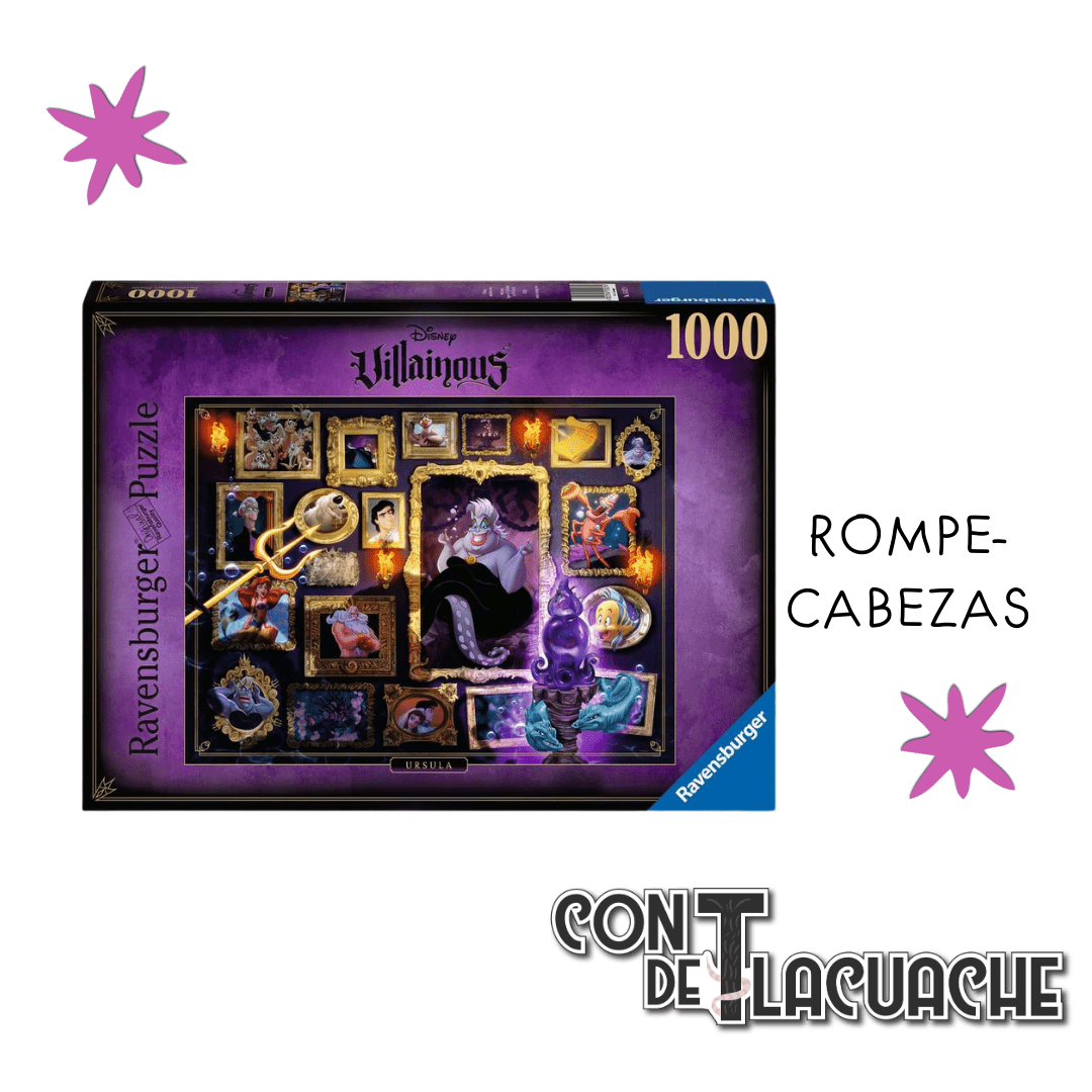 Villanos Ursula (1000pzas) | Ravensburger - Con T de Tlacuache - Ravensburger