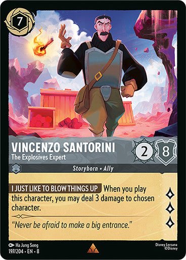 Vincenzo Santorini - The Explosives Expert (Non - foil) - Con T de Tlacuache - Ravensburger