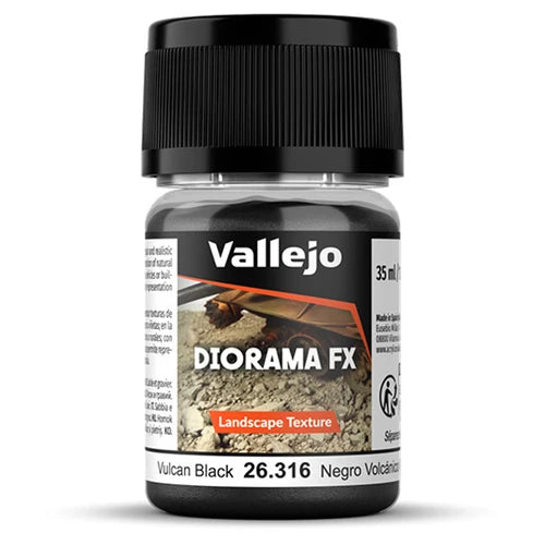 Diorama FX Vulcan Black 0.1-0.6 mm (35 ml) 26316 | Vallejo