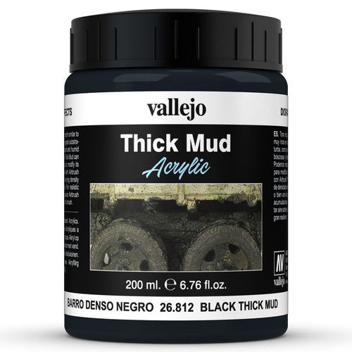 Diorama FX Black Thick Mud (200 ml) 26812 | Vallejo