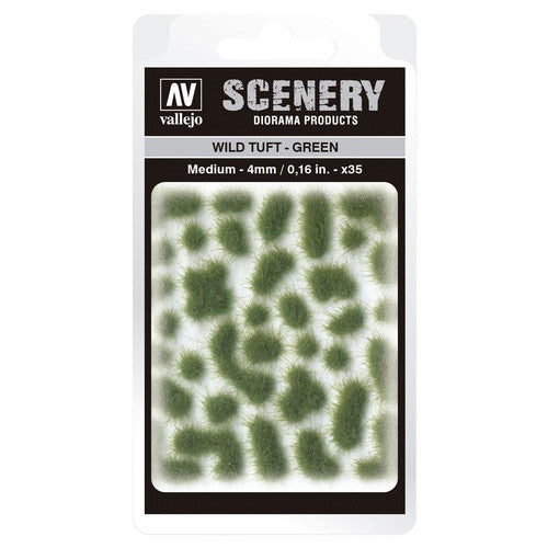 Vallejo Scenery: Wild Tuft: Green: Medium