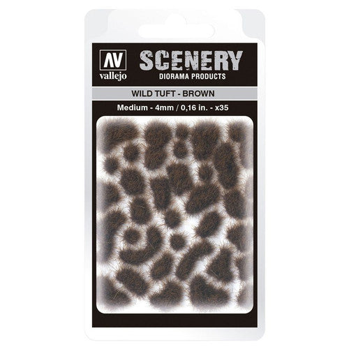 Vallejo Scenery: Wild Tuft: Brown: Medium