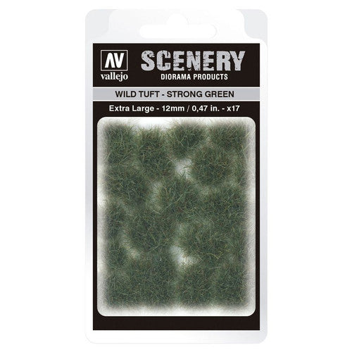 Vallejo Scenery: Wild Tuft: Strong Green: Extra Large