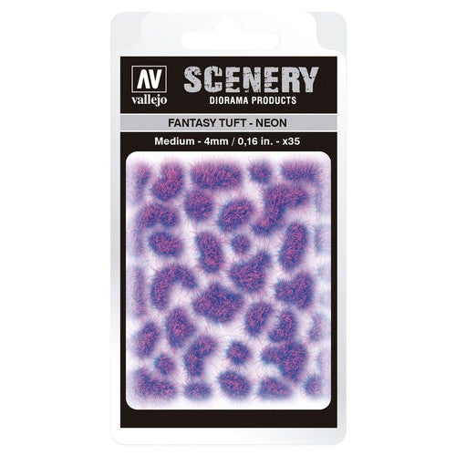 Vallejo Scenery: Fantasy Tuft: Neon: Medium