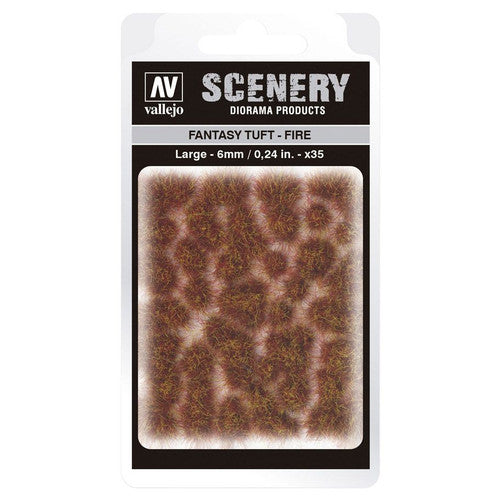 Vallejo Scenery: Fantasy Tuft: Fire: Large