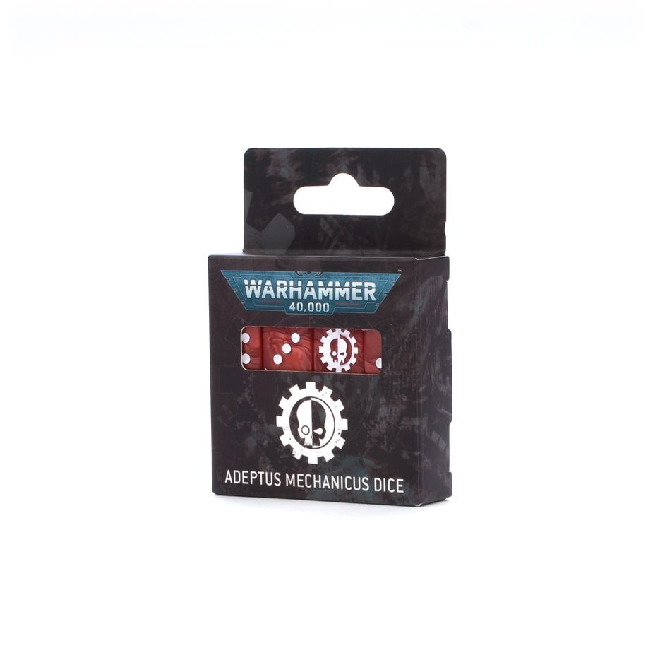 Warhammer 40000: Adeptus Mechanicus Dice | Games Workshop - Con T de Tlacuache - Games Workshop