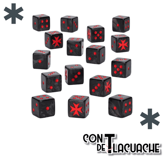 Warhammer 40000 Black Templars Dice | Games Workshop - Con T de Tlacuache - Games Workshop
