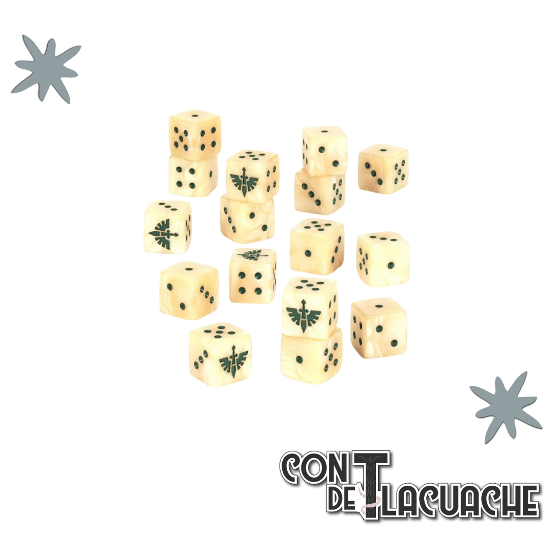 Warhammer 40000: Dark Angels Dice | Games Workshop - Con T de Tlacuache - Games Workshop