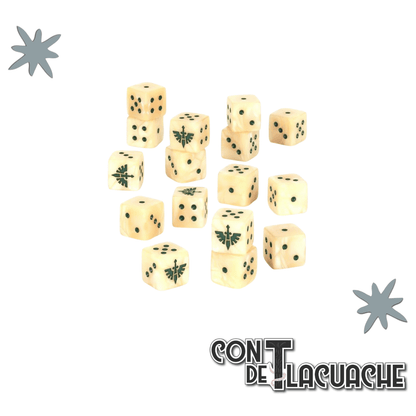 Warhammer 40000: Dark Angels Dice | Games Workshop - Con T de Tlacuache - Games Workshop