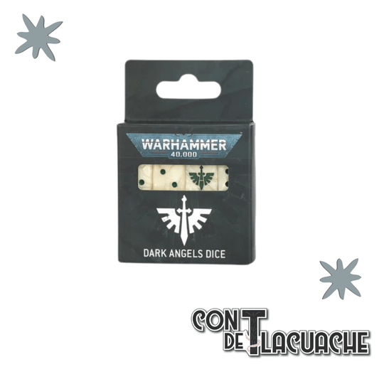 Warhammer 40000: Dark Angels Dice | Games Workshop - Con T de Tlacuache - Games Workshop