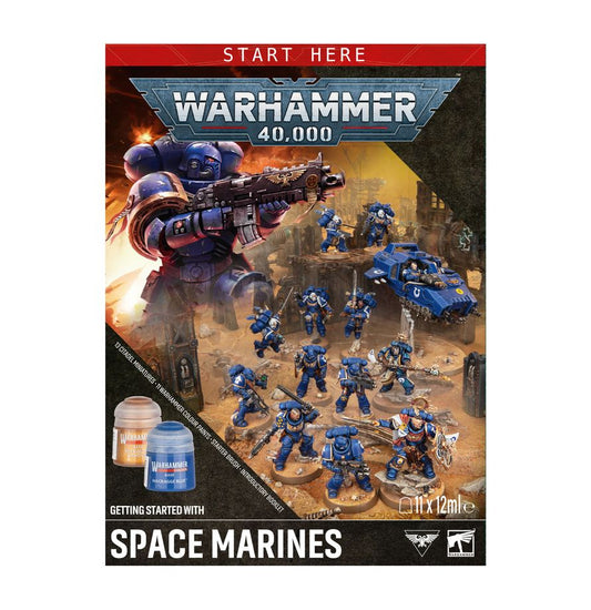 Warhammer 40,000: Guía de Inicio con Marines Espaciales 11th Edicion | Games Workshop - Con T de Tlacuache - Games Workshop