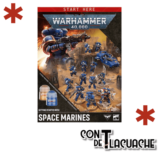 Warhammer 40,000: Guía de Inicio con Marines Espaciales 11th Edicion | Games Workshop - Con T de Tlacuache - Games Workshop