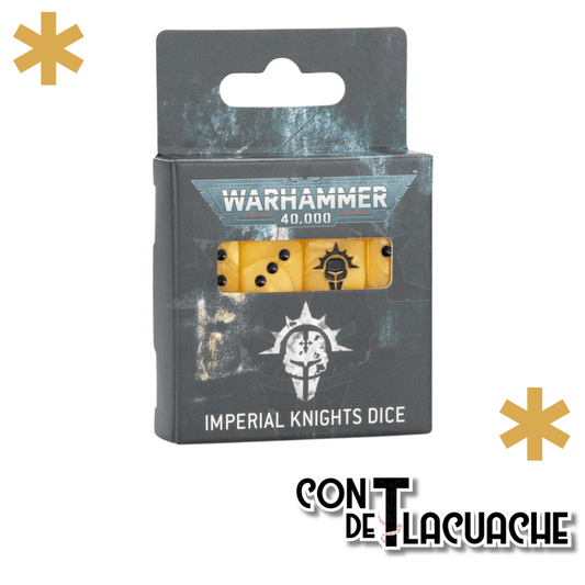 Warhammer 40000 Imperial Knights Dice | Games Workshop - Con T de Tlacuache - Games Workshop