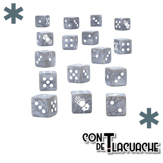 Warhammer 40000 Iron Hands Dice | Games Workshop - Con T de Tlacuache - Games Workshop
