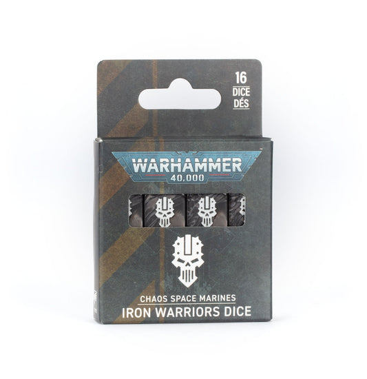Warhammer 40000 Iron Warriors Dice | Games Workshop - Con T de Tlacuache - Games Workshop