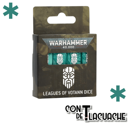 Warhammer 40000 Leagues Of Votann Dice | Games Workshop - Con T de Tlacuache - Games Workshop