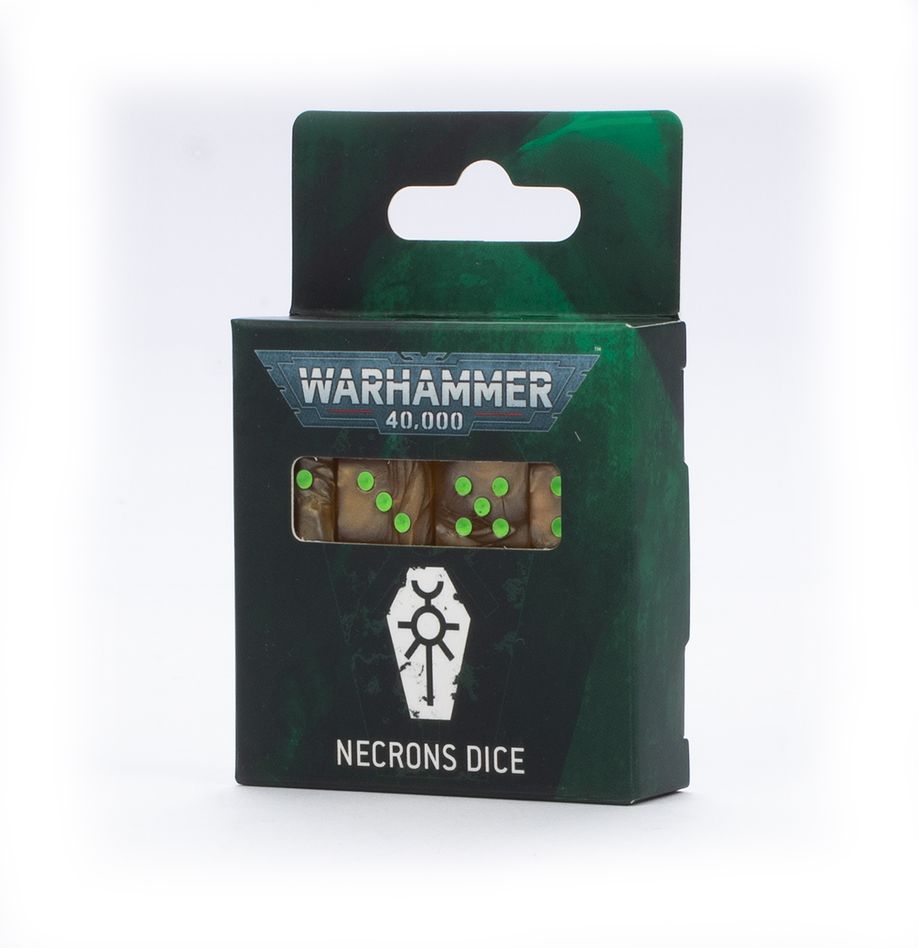 Warhammer 40000: Necrons Dice | Games Workshop - Con T de Tlacuache - Games Workshop
